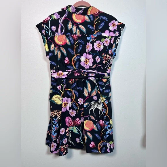 Anthropologie Maeve Floral V-Neck Dress SZ S - Picture 8 of 10